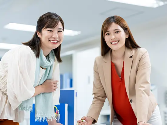 部署の壁なし★困ったときは、すぐに助けてくれます！