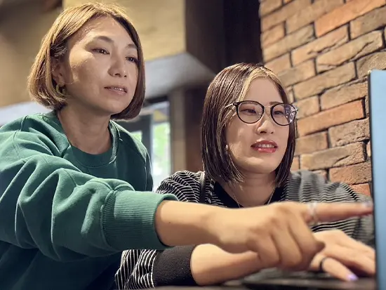 復帰後は時短勤務制度を活用し、長く働けています！