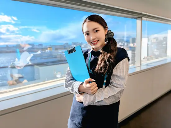 会社の温かいサポートのもと、安心して働けています。