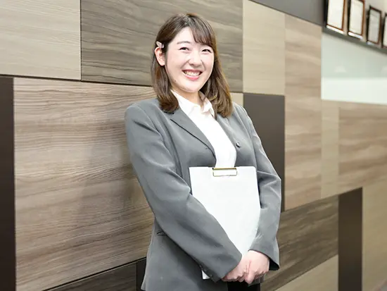 仲間と支え合ながら、一緒に成長できる環境です。