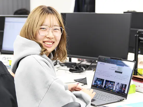 内勤営業×自由な社風で生活が変わりました！