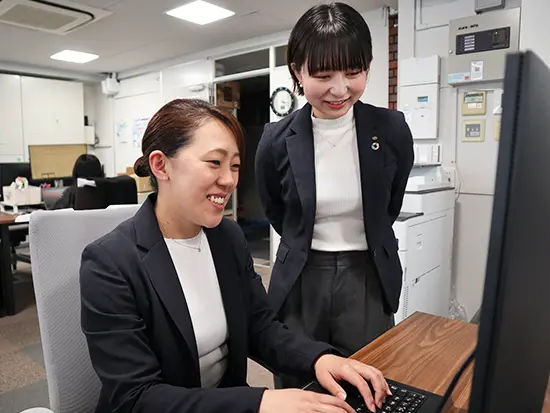 年齢に関係なく、話がしやすい職場です！