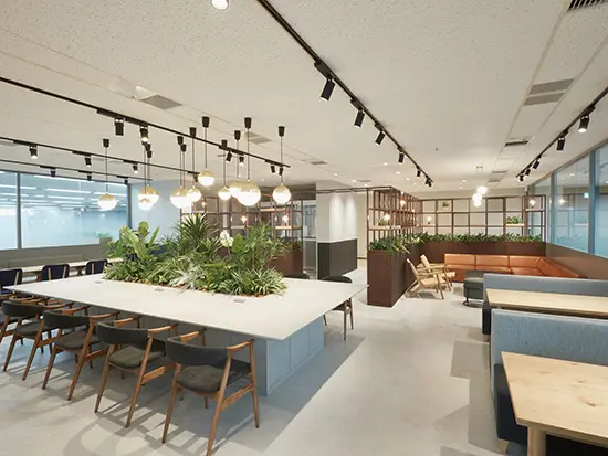 大手企業並みに充実したオフィス