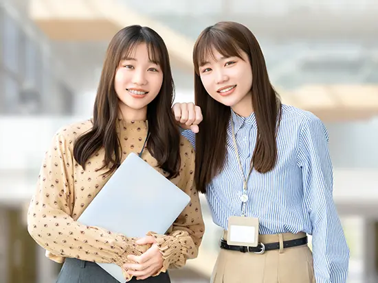 少人数だから、ほどよい距離感で楽しく働ける♪