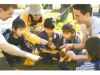 子供たちの海外サマースクール体験の様子
