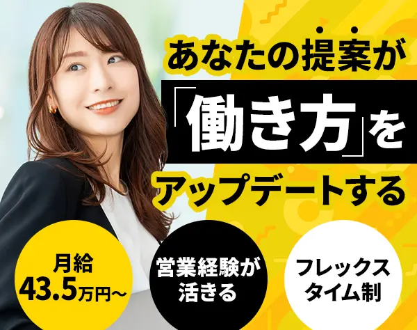 ビジネスプロセスコンサルタント/月給43.5万円～/フレックスタイム