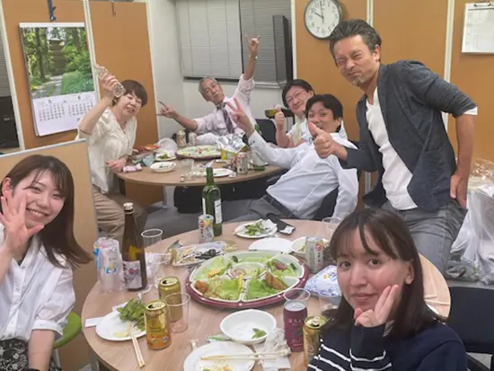 社員同士のほどよい距離感の近さが、安心に。