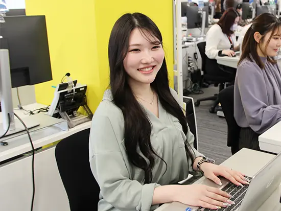 周囲の人に、いつでも相談しやすい雰囲気が魅力です◎