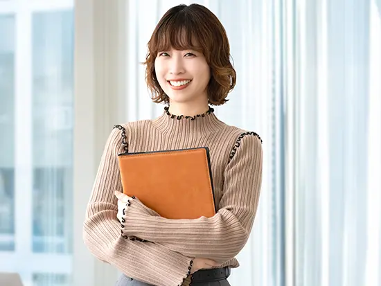 初めてのオフィスワーク。今は成長を実感する毎日！