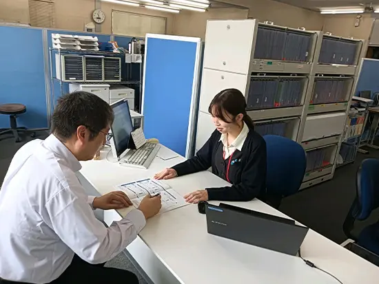 「ありがとう」が嬉しい、人と向き合う事務職