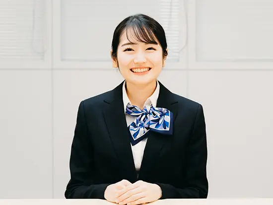 念願の受付デビューを叶えられました！