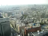 新宿本社から望んだ景色。夕暮れや夜景もきれいです☆