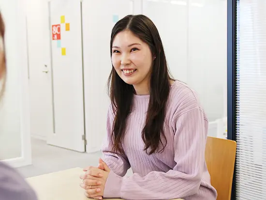 選考から今に至るまで、常に安心して働けています。