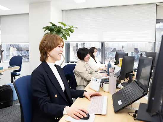 女性9割だからこそ、些細なことも相談しやすいんです