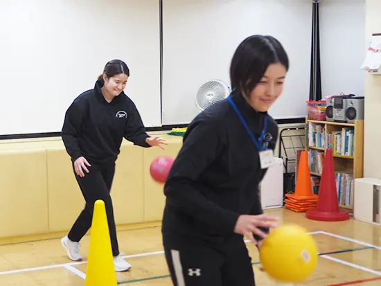個性豊かなスタッフと協力できます！