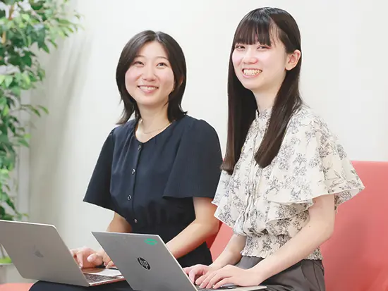 経営層との距離が近く、意見を発信しやすい！