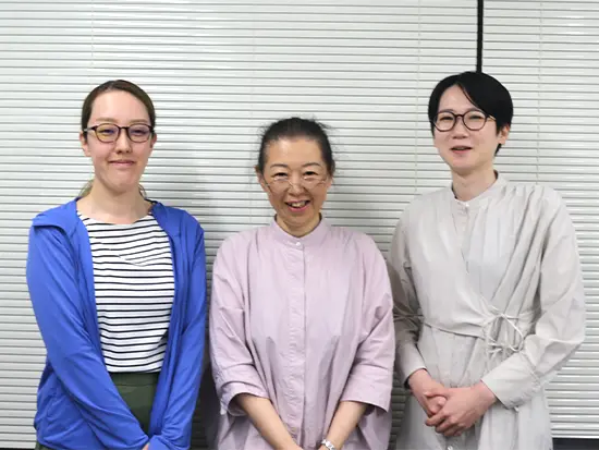 商品設計にも関われるので刺激もあって楽しいですね！