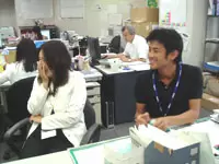 わきあいあいとしていて、笑いが絶えないオフィス。