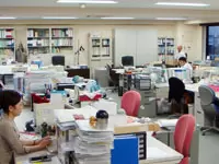 17:30は帰宅時間。オフィスはご覧の通りです。