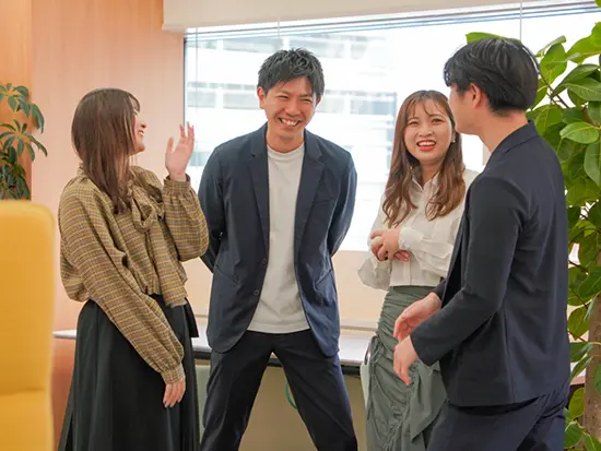 部署の垣根を越えた交流も♪お得なランチ補助が大好評