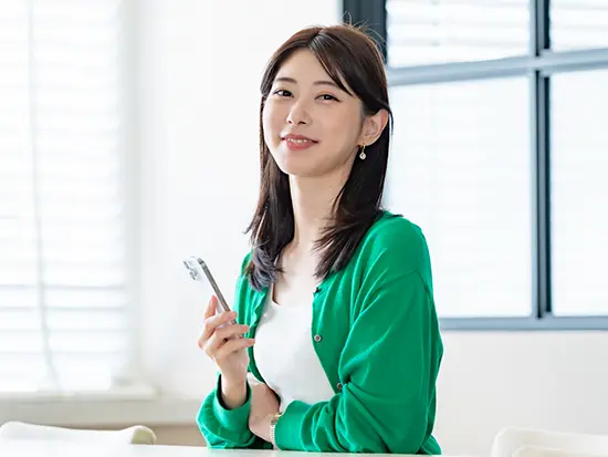 余裕を持った働き方ができるのが嬉しいです！