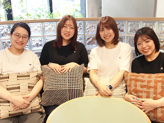 20代が8割！人間関係の良さが自慢♪