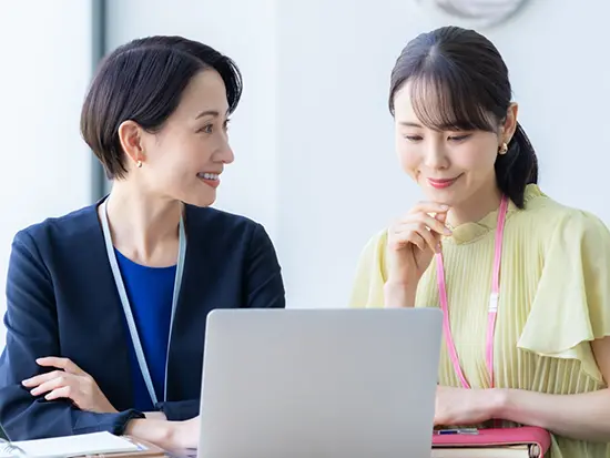 社内システムで業務を効率化しています