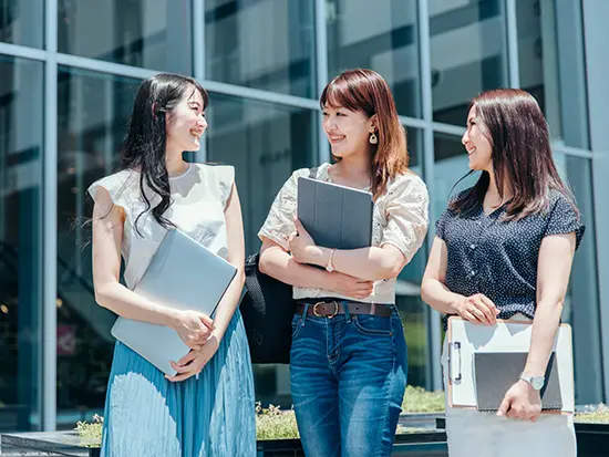 女性代表ならではの働きやすい環境で長く働けます◎