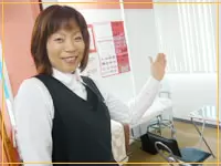 「私は未経験からのチャレンジでしたが、支店長・太田のサポートもあり、スムーズに馴染めましたよ！」