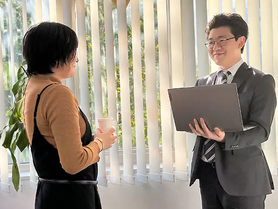 ノルマなし！一人ひとり誠実に向き合うことが大切です