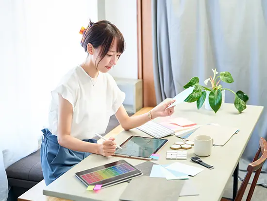 まずはデスクワークから！なりたい自分を見つける。