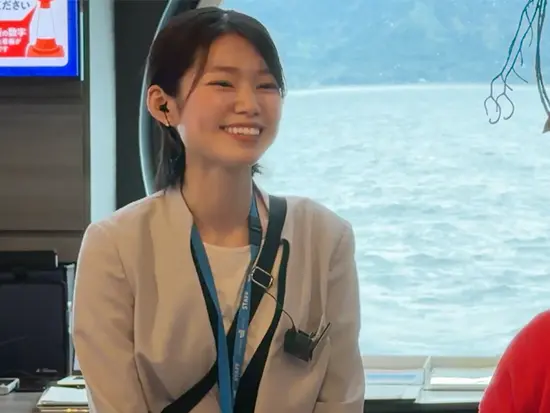夢だった船旅を仕事にできています！（Kさん）