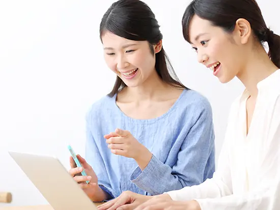 同期と一緒だから、些細な疑問もすぐ聞けます◎