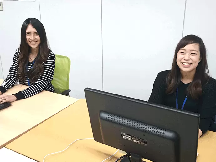 女性の先輩がしっかりあなたをサポートします！