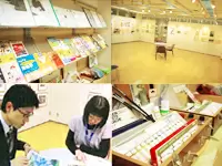 当社が運営するギャラリーでは、受講者の作品を紹介！明るい雰囲気のオフィスが自慢です♪