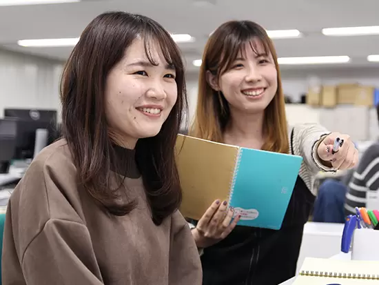 明るく、仕事に対する情熱の高い仲間たちがあなたをお待ちしています！
