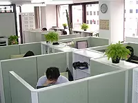 明るく、そして落ち着いて仕事のできる環境です。