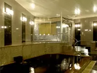 **天然温泉**　100％源泉のかけ流し湯は大人気