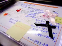 新製品の企画案。リボンひとつにもこだわります。