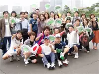 去年開催された駅伝大会の様子。社員の繋がりはこんなイベントを通して深まります。