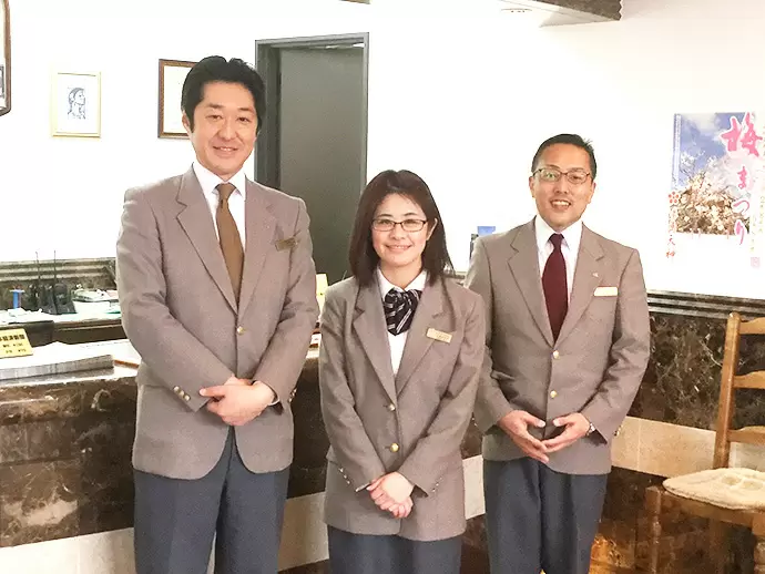 笑顔でお客様をお迎えします♪