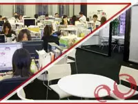 洗練されたオフィス。ここにもクリエイティブ魂が宿っています！