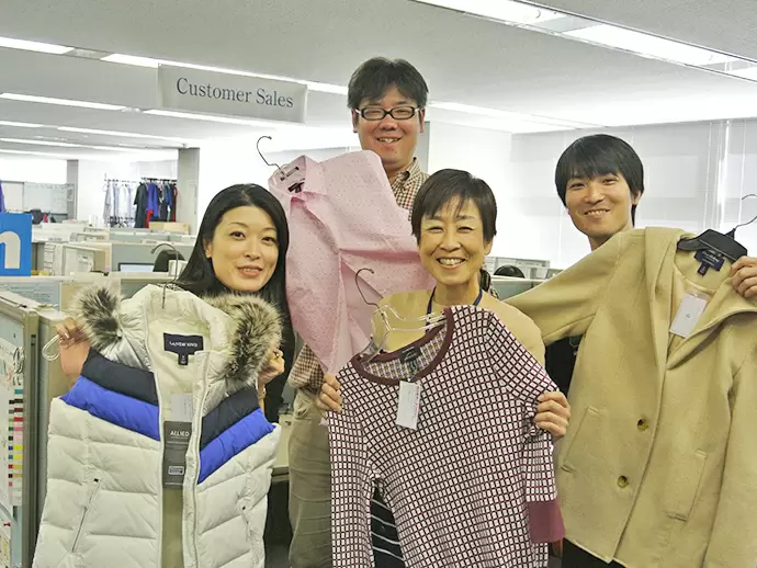 アパレル業界の経験がない方でも、やる気があれば大丈夫！