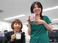 仕事の合間にちょっと休憩を入れたり。女性が長く働ける環境です。