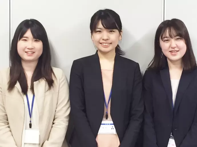 同年代の同期がいるので研修も安心！プライベートの話題で盛り上がることも。