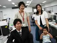 何でも話せる、信頼できる上司がいます。