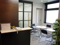 当社のエントランス。会社の成長を担うメンバーの一員に参加しませんか？