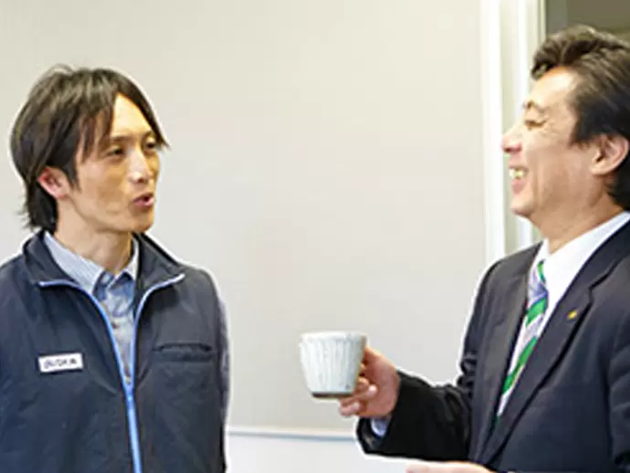 社員同士の風通しが良い環境。皆で仲良く仕事をしています。