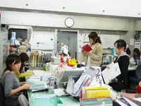社員のほとんどが女性。みんなイキイキと仕事をしています。