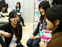 学生とスタッフの距離の近さが自慢。「先生ちょっと聞いてよ～！」と学生の方から話しかけてきてくれます。
